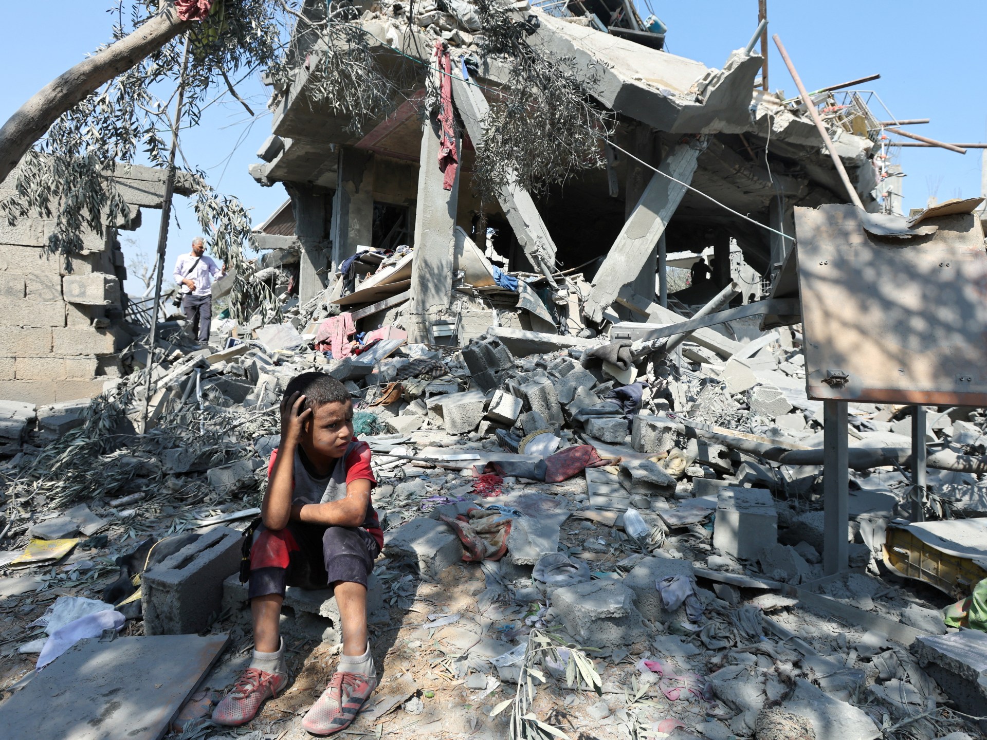 Dozens of Palestinians killed in Israeli air raid on Gaza encampment | Israel-Palestine conflict News