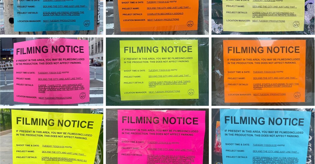 Who’s Behind the Fake ‘And Just Like That’ Filming Notices?