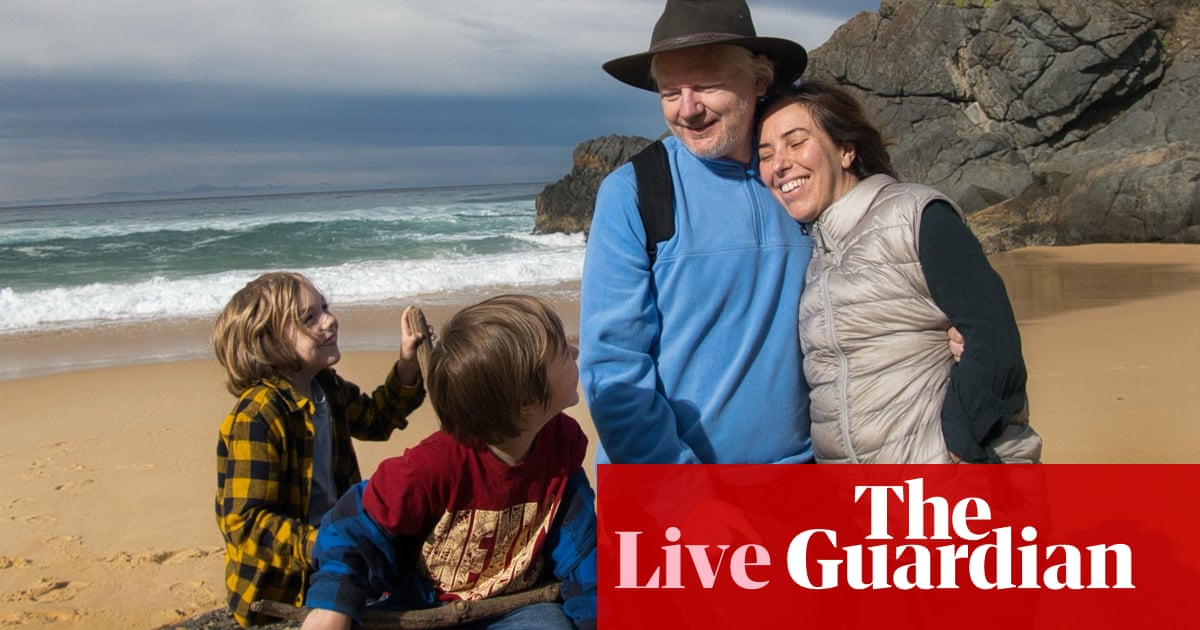 Australia news live: Julian Assange pictured on family beach trip; gender parity advocate hails Kamala Harris bid | Australia news