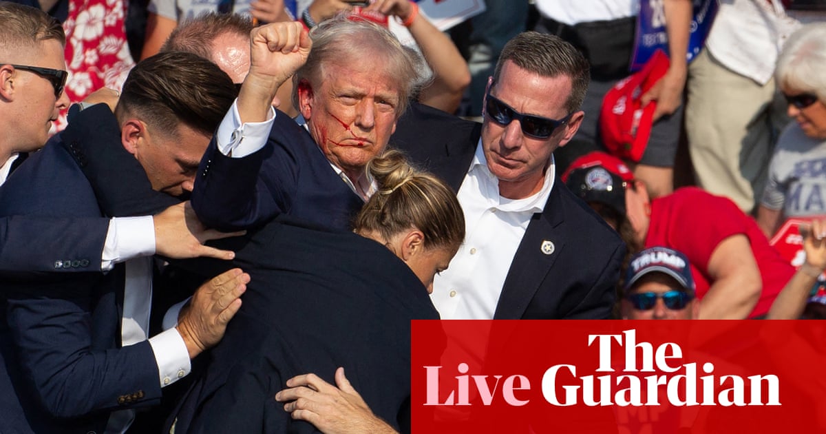 Trump heads to Milwaukee for Republican National Convention following assassination bid – US politics live | Donald Trump Pennsylvania rally shooting