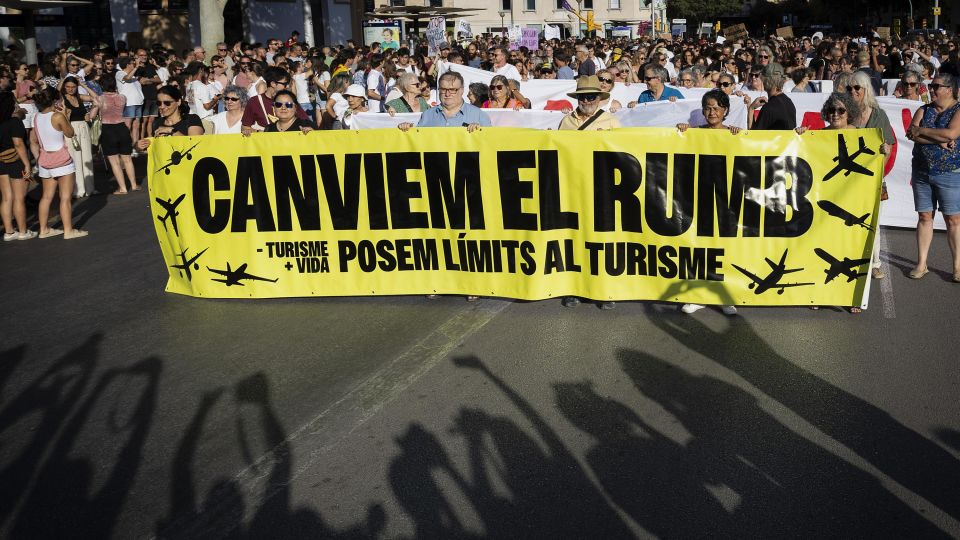Mass protest on Spanish island Mallorca calls for ‘limits on tourism’