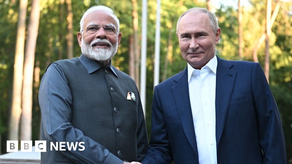 Indian PM's balancing act as he meets Putin