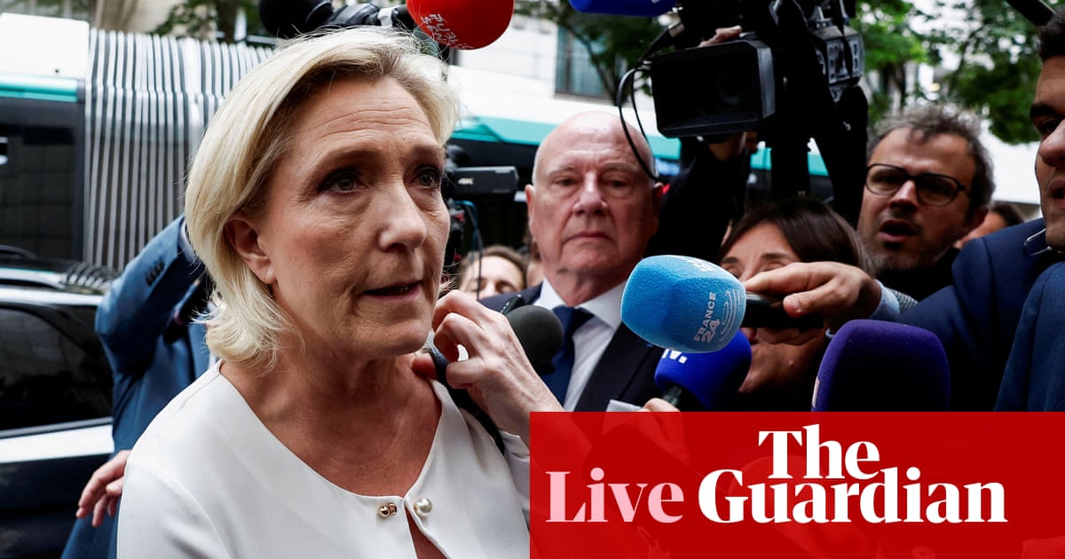 Marine Le Pen says National Rally should not try to form government without a majority – Europe live | Europe