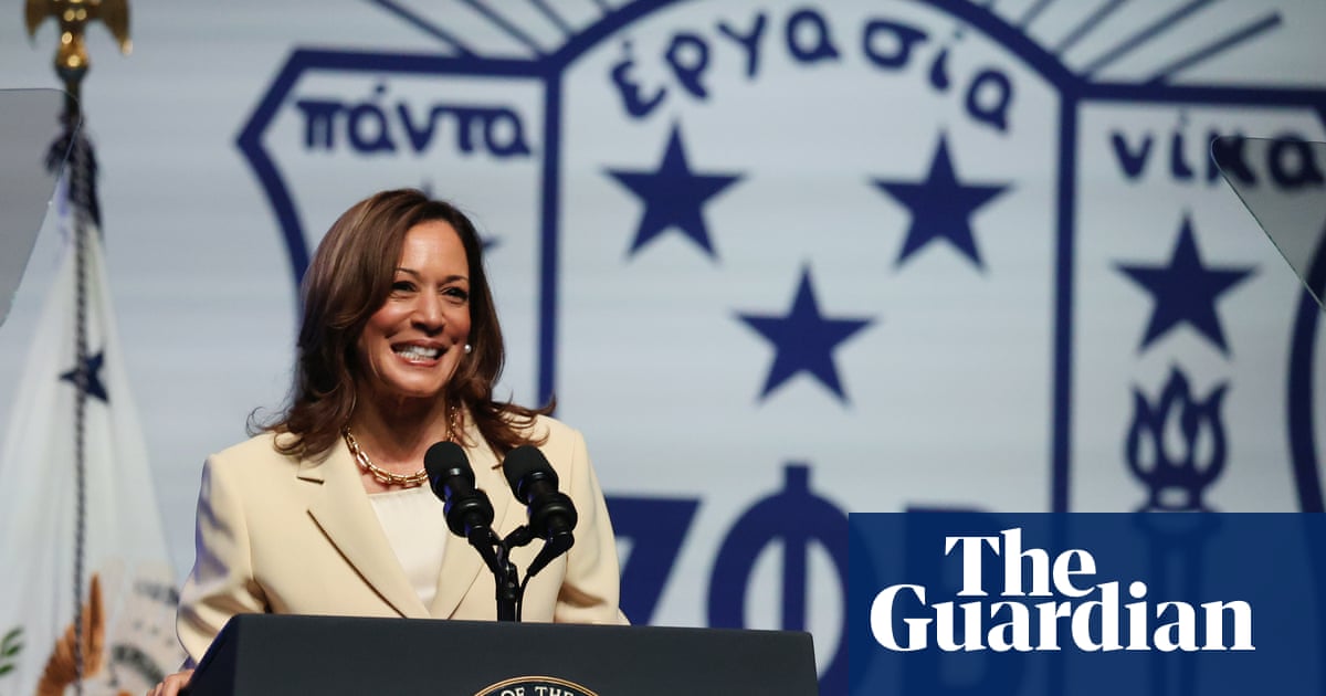 Kamala Harris stresses abortion rights and Black political power in sorority speech | US elections 2024