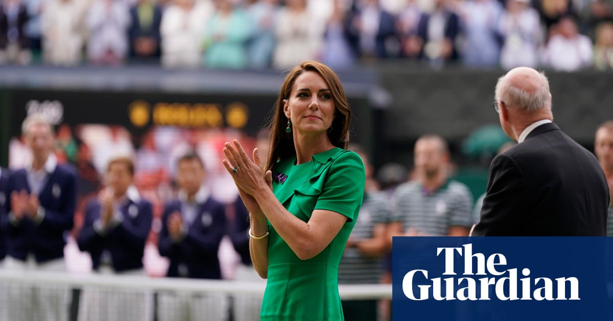 Princess of Wales to award Wimbledon men’s trophy | Catherine, Princess of Wales