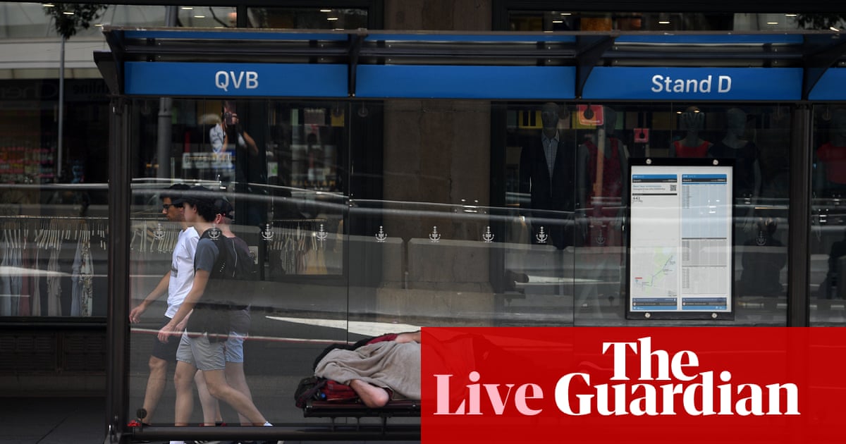Australia news live: call to refer homeless deaths to coroner; fears for threatened fish as NZ ‘super trawler’ cleared to return | Australia news
