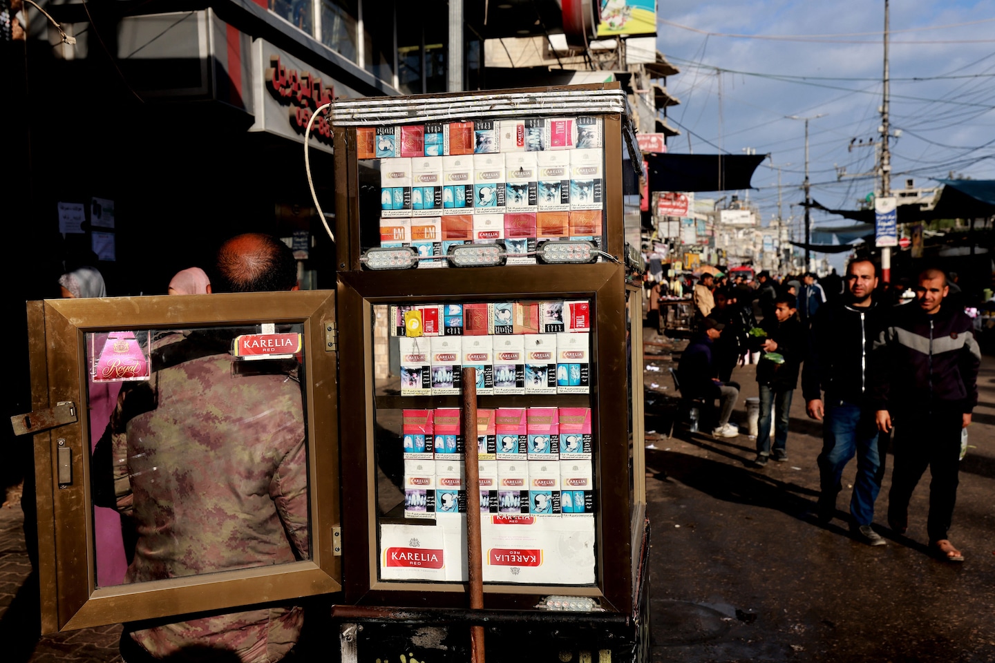 Gaza’s black market for cigarettes is fueling attacks on aid trucks