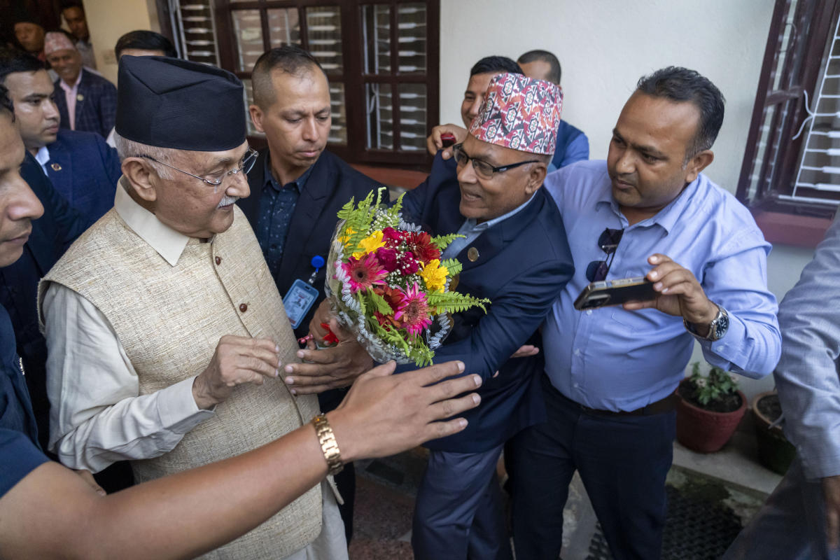 The leader of Nepal's largest communist party has been named the country's new prime minister