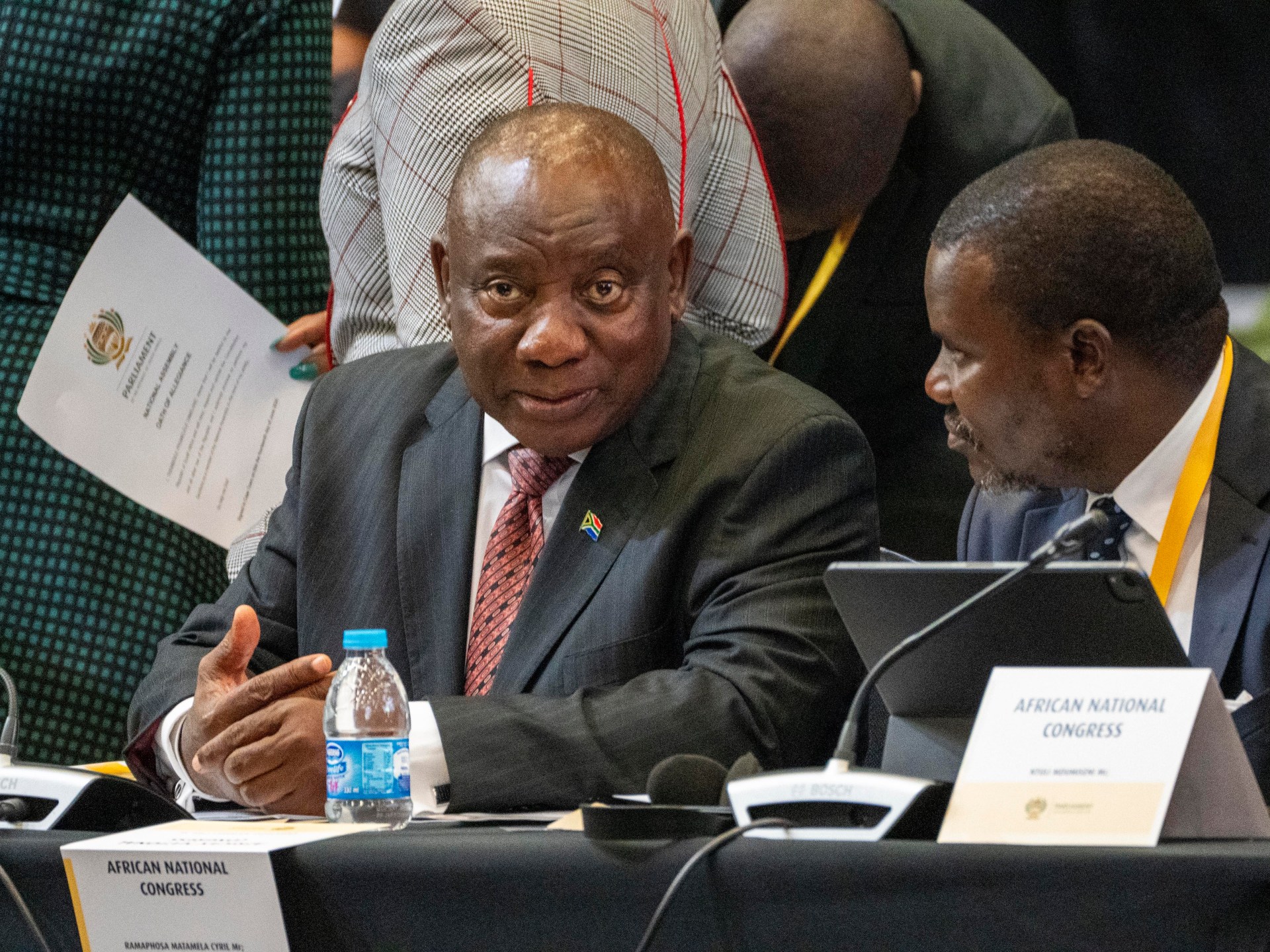South Africa’s Ramaphosa names new cabinet as deadlock broken | Elections News