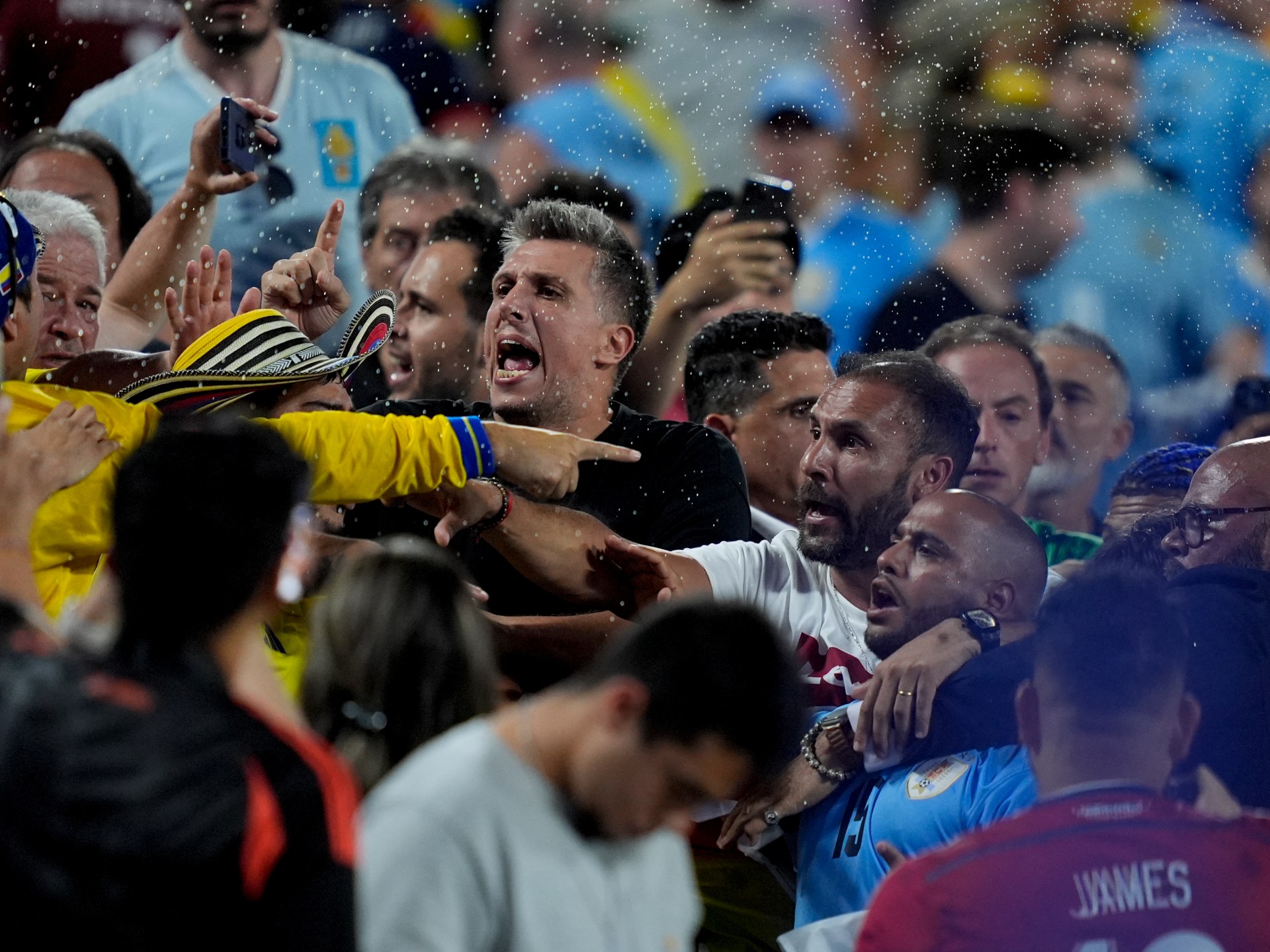 Uruguay footballers clash with Colombia fans after Copa America match | Football News