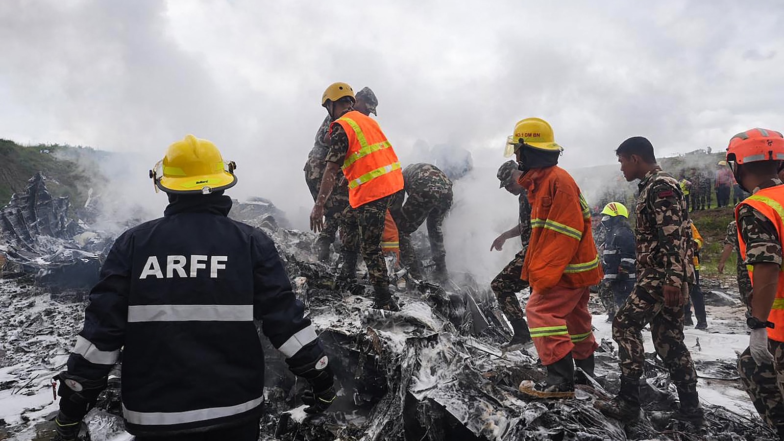 Passenger plane crashes during takeoff in Nepal, killing 18, aviation officials say