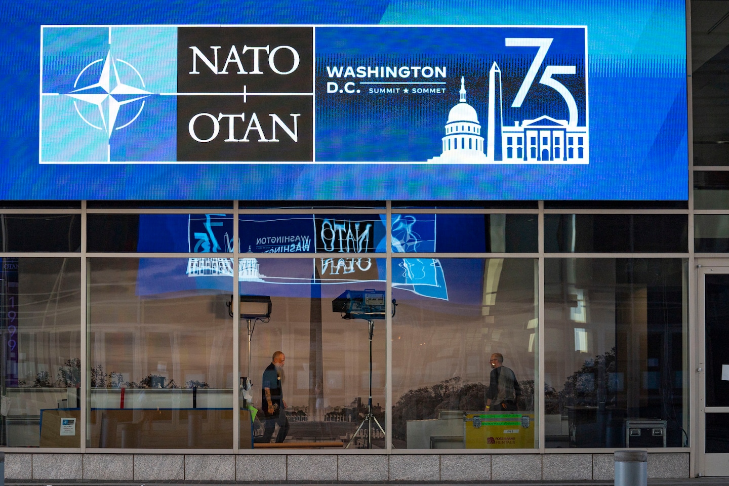 At NATO summit, Ukraine is the focus and Gaza is the elephant in the room