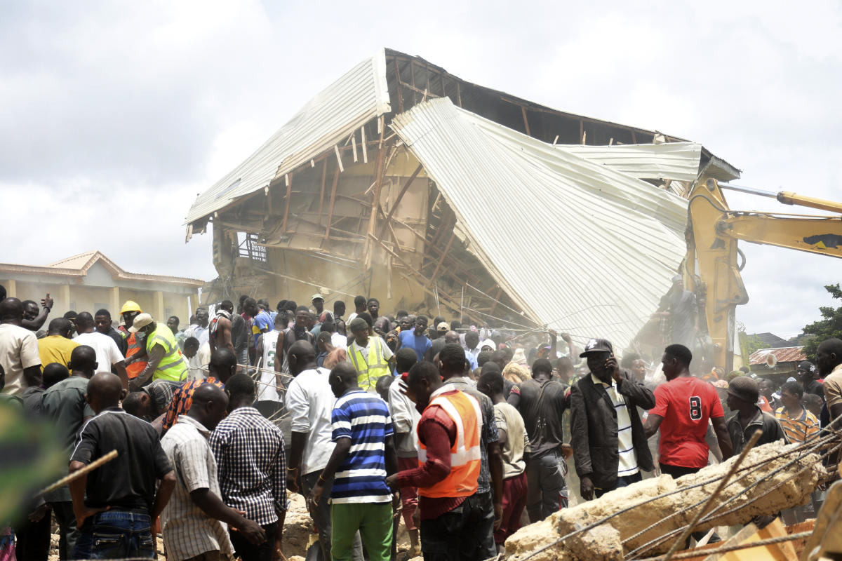 Several students killed, over 100 trapped after a school collapse in northern Nigeria