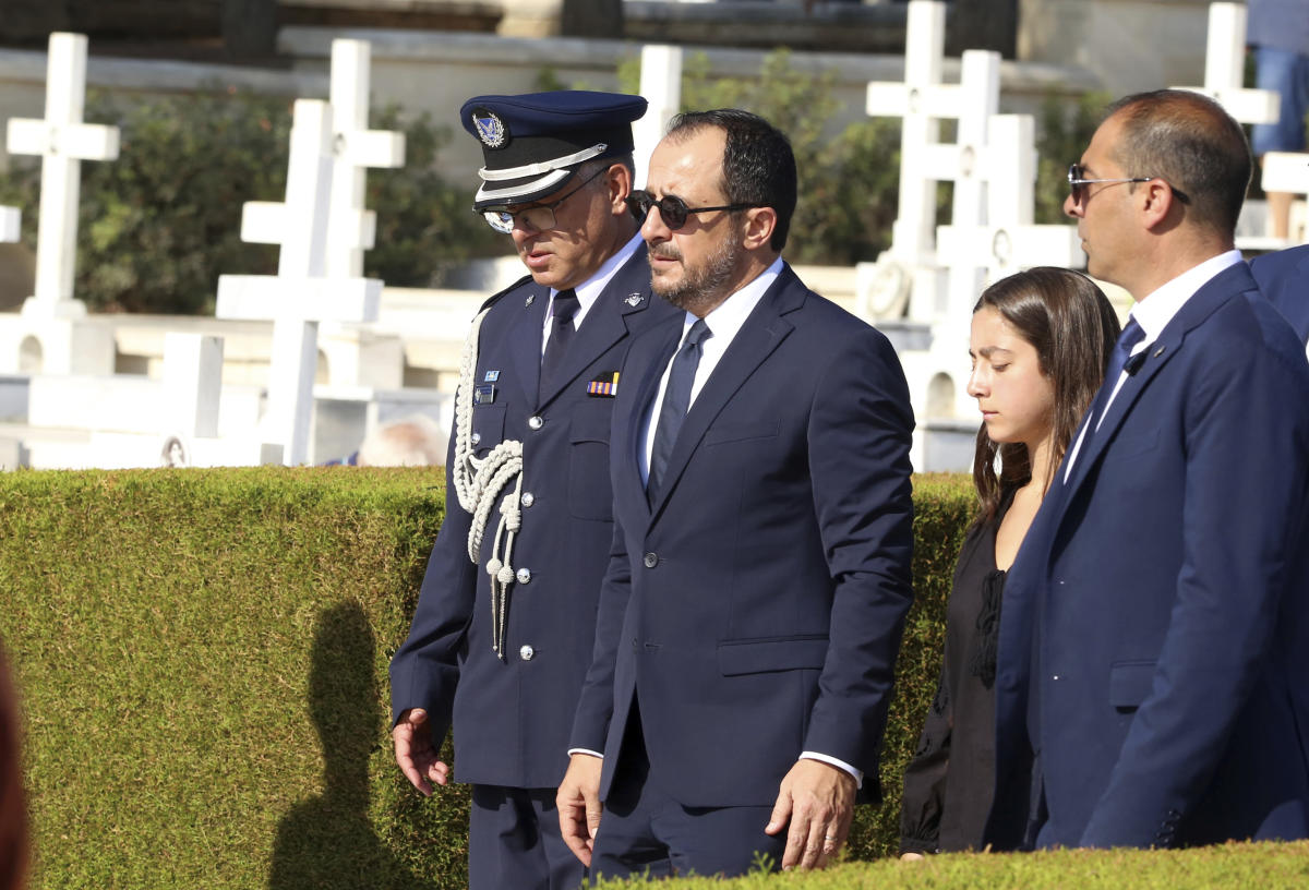Turkish president dampens hopes for restarting talks on Cyprus' 50-year ethnic split