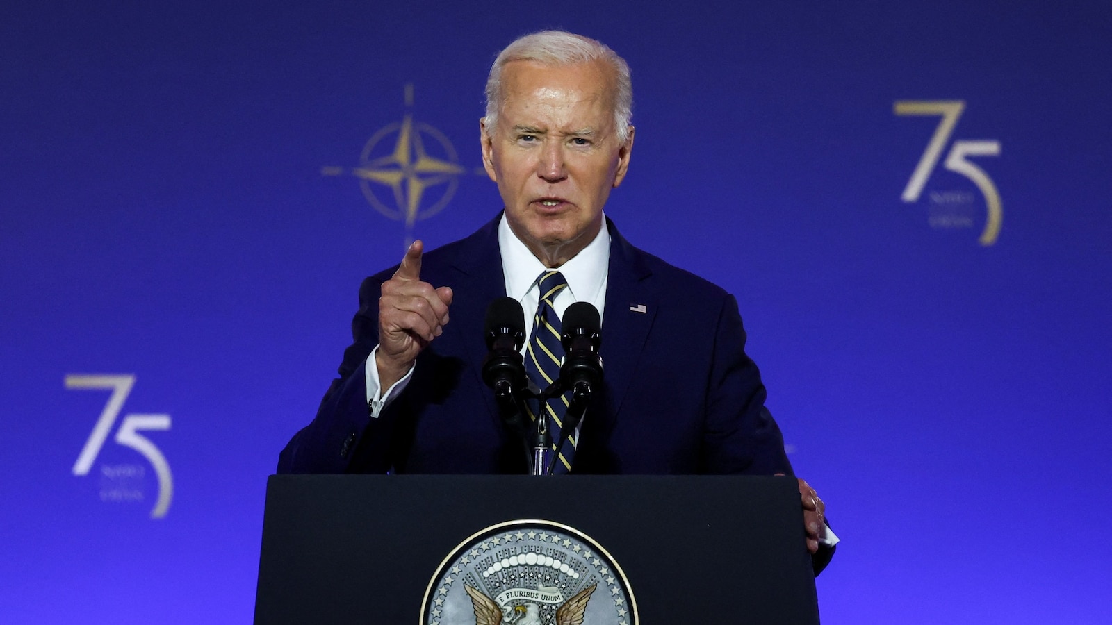 Biden launches NATO summit by pledging new air defense support for Ukraine