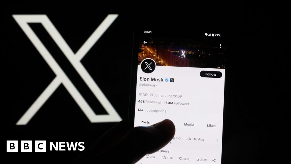 Elon Musk's X accused of breaching content rules by EU