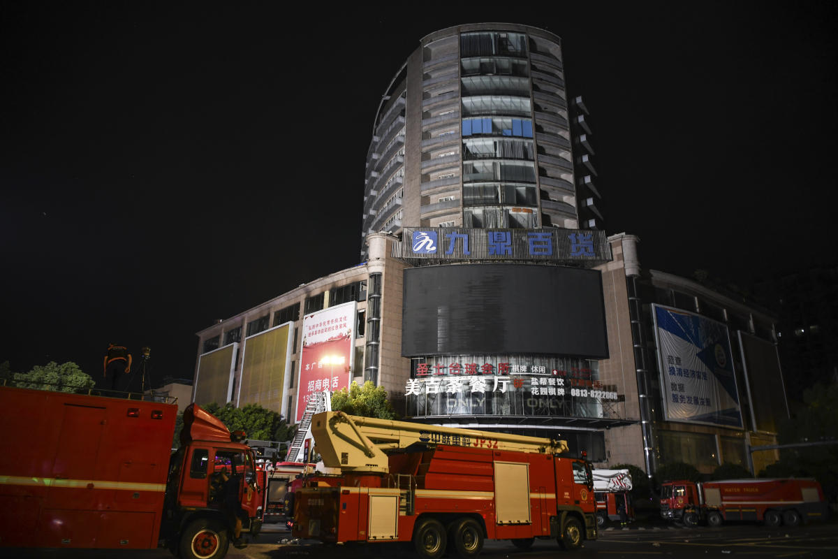 China investigators suspect construction work caused fire that killed 16 people in shopping mall