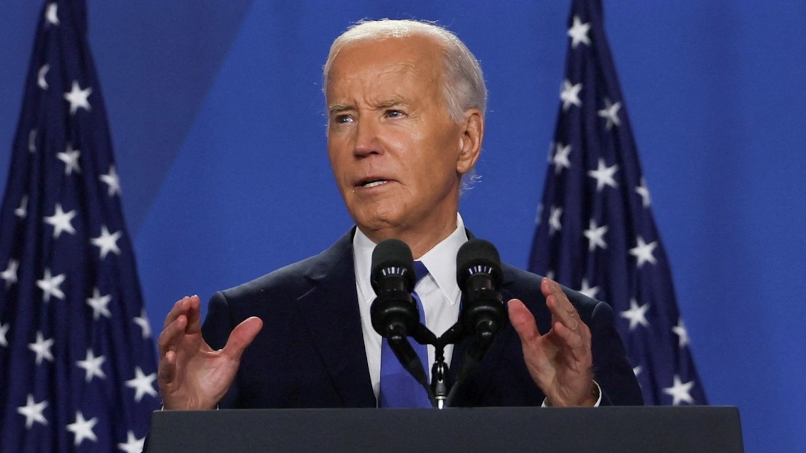 The 'Lord Almighty' or Biden's team? He now says he'd drop out if shown 'no way' to win