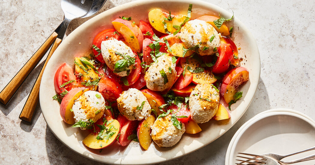 Tomatoes and Peaches, Summer BFFs