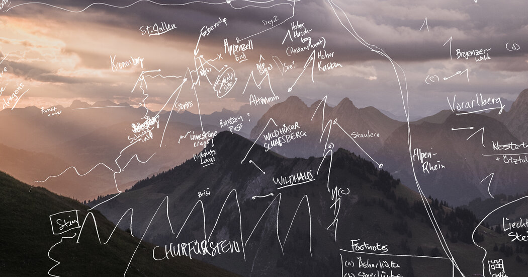 Trekking Across Switzerland, Guided by Locals’ Hand-Drawn Maps
