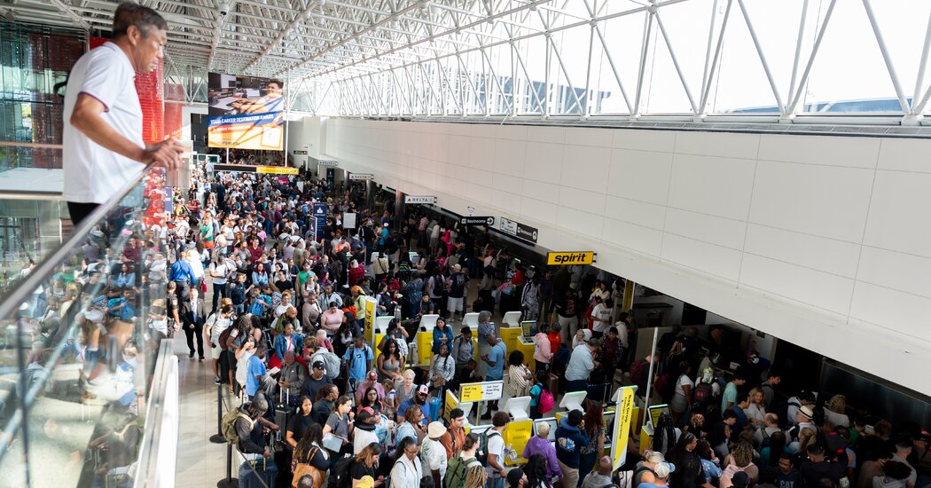 Is Your Flight Delayed by the Tech Outage? Here’s What You Need to Know.