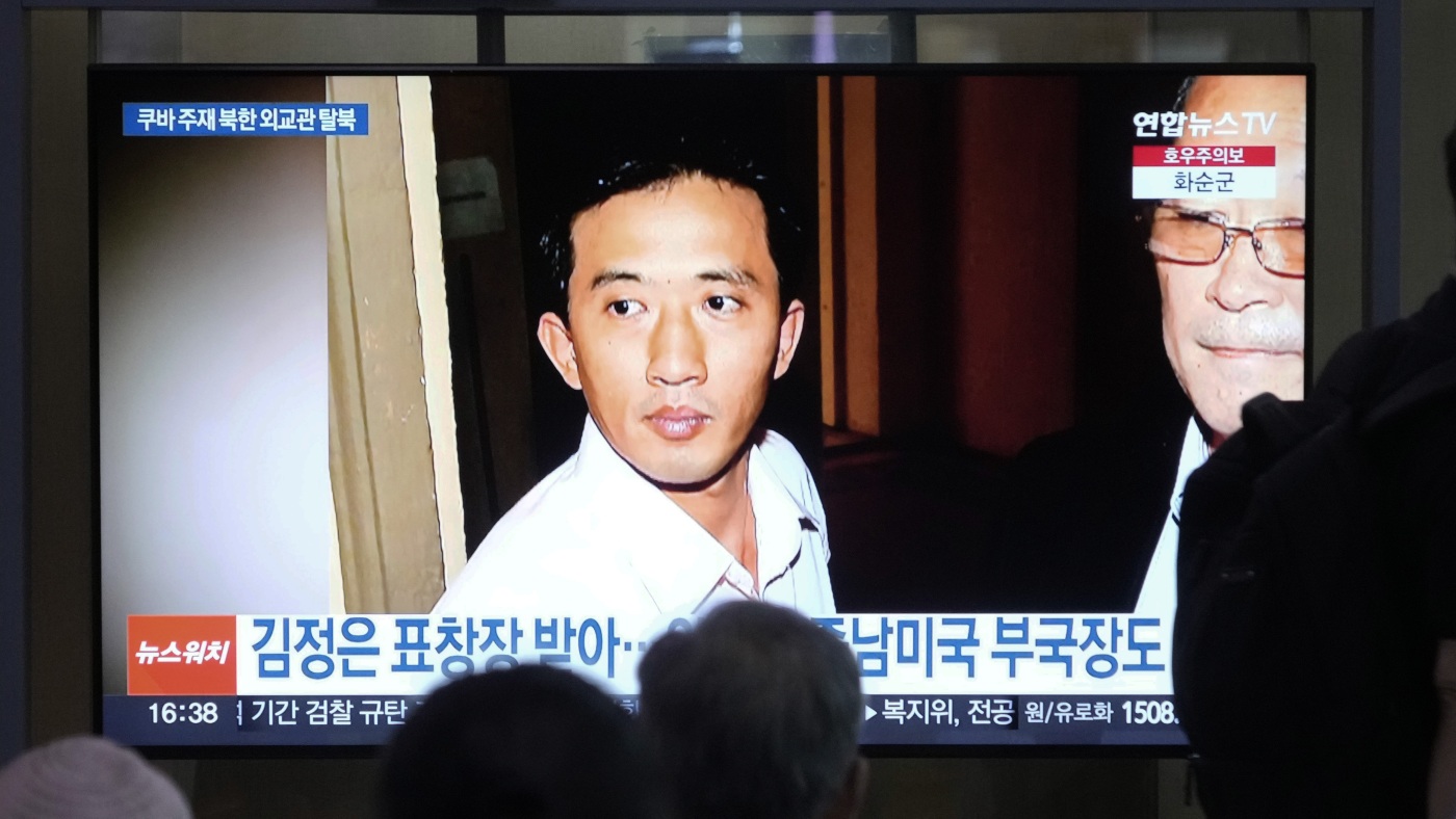 A North Korean diplomat in Cuba defects to South Korea : NPR
