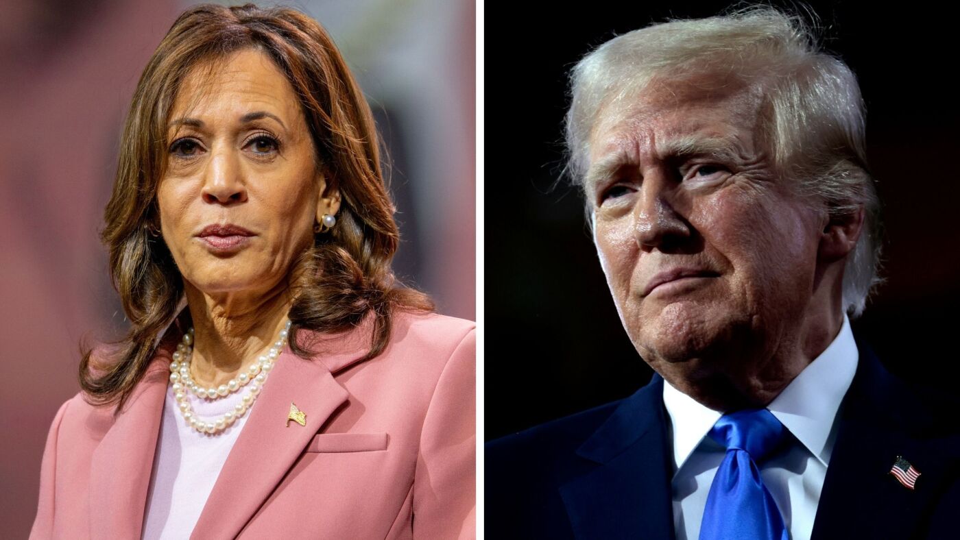 Polling shows both Harris and Biden tied with Trump : NPR