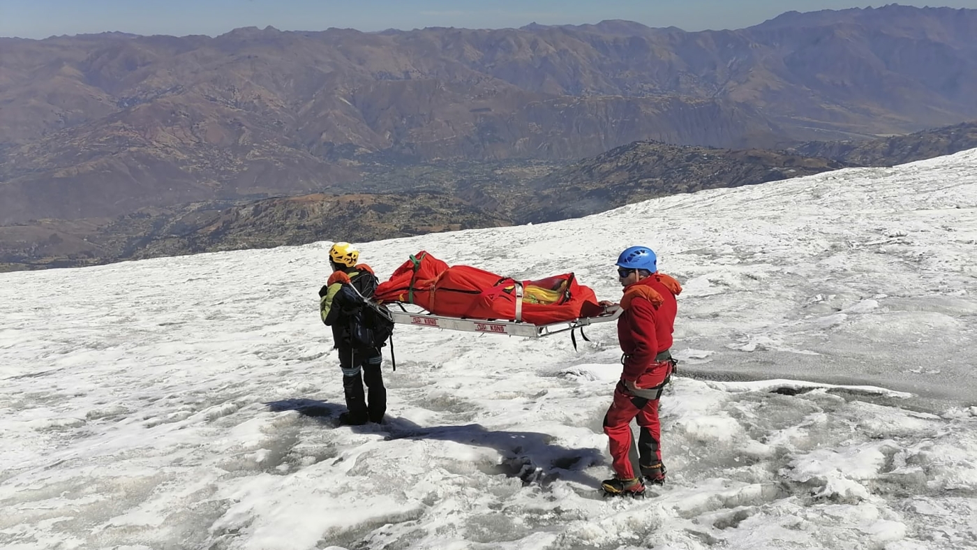 Climber's body buried by an avalanche 22 years ago in Peru is found : NPR