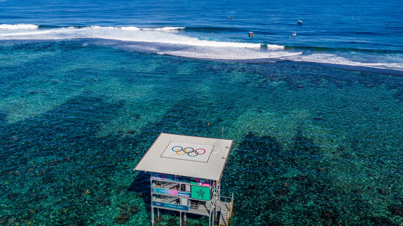 Why Olympic surfing competitions are in Tahiti : NPR