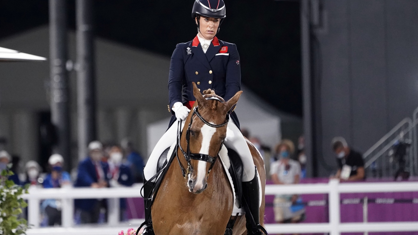 Charlotte Dujardin suspended from 2024 Paris Olympics after 'error of judgment' : NPR