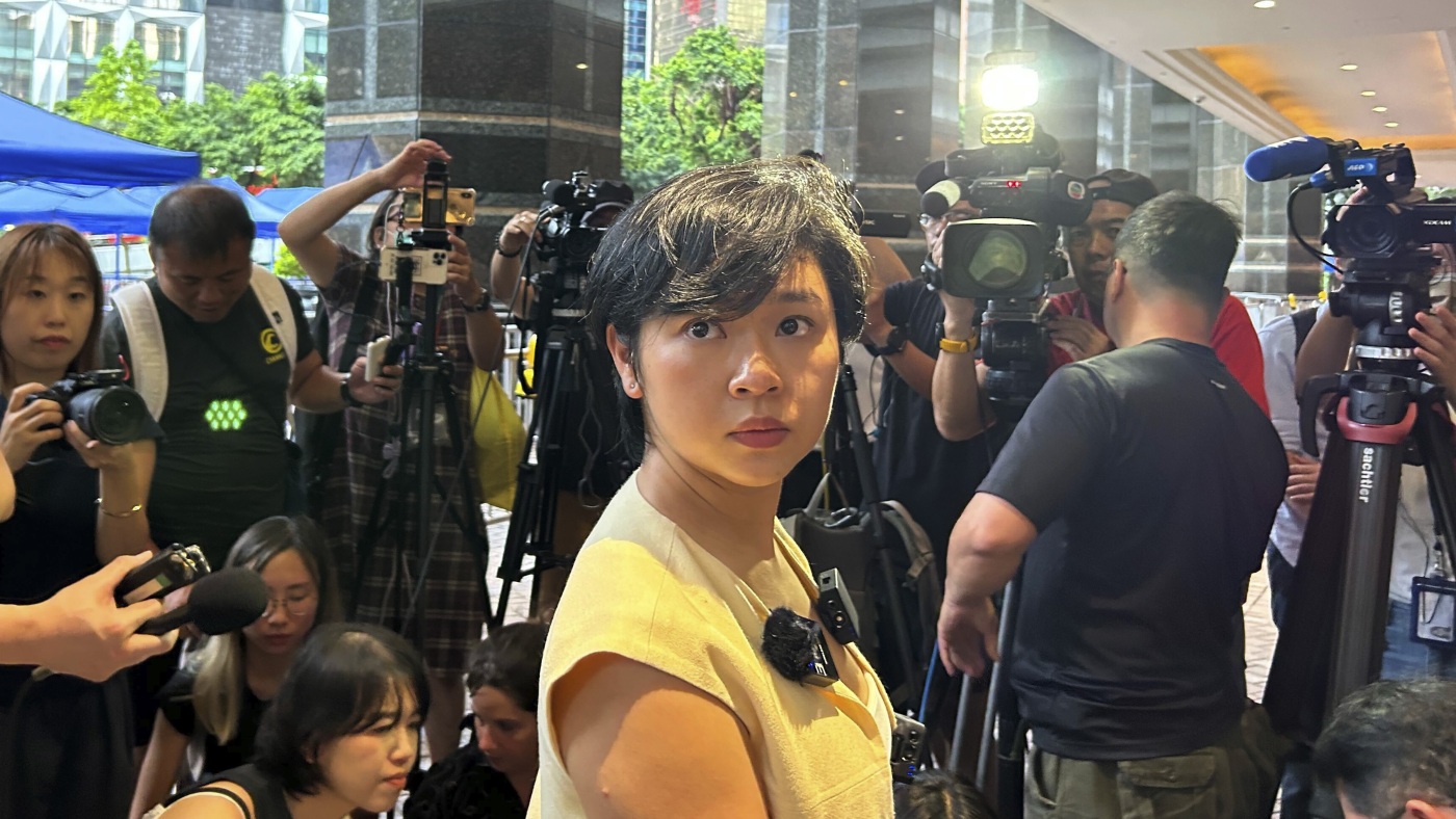 Head of Hong Kong journalist group says 'WSJ' fired her for role : NPR