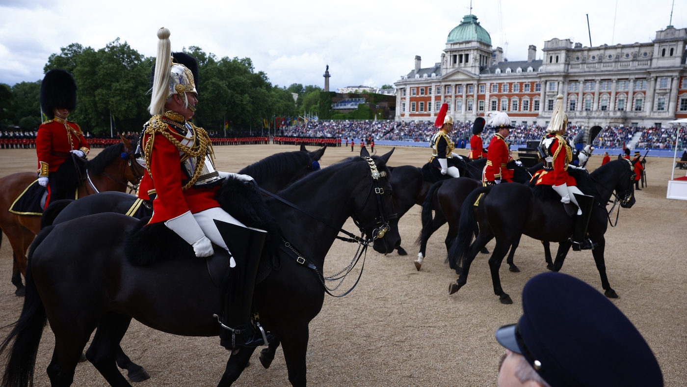 Military horses ran loose through London again : NPR