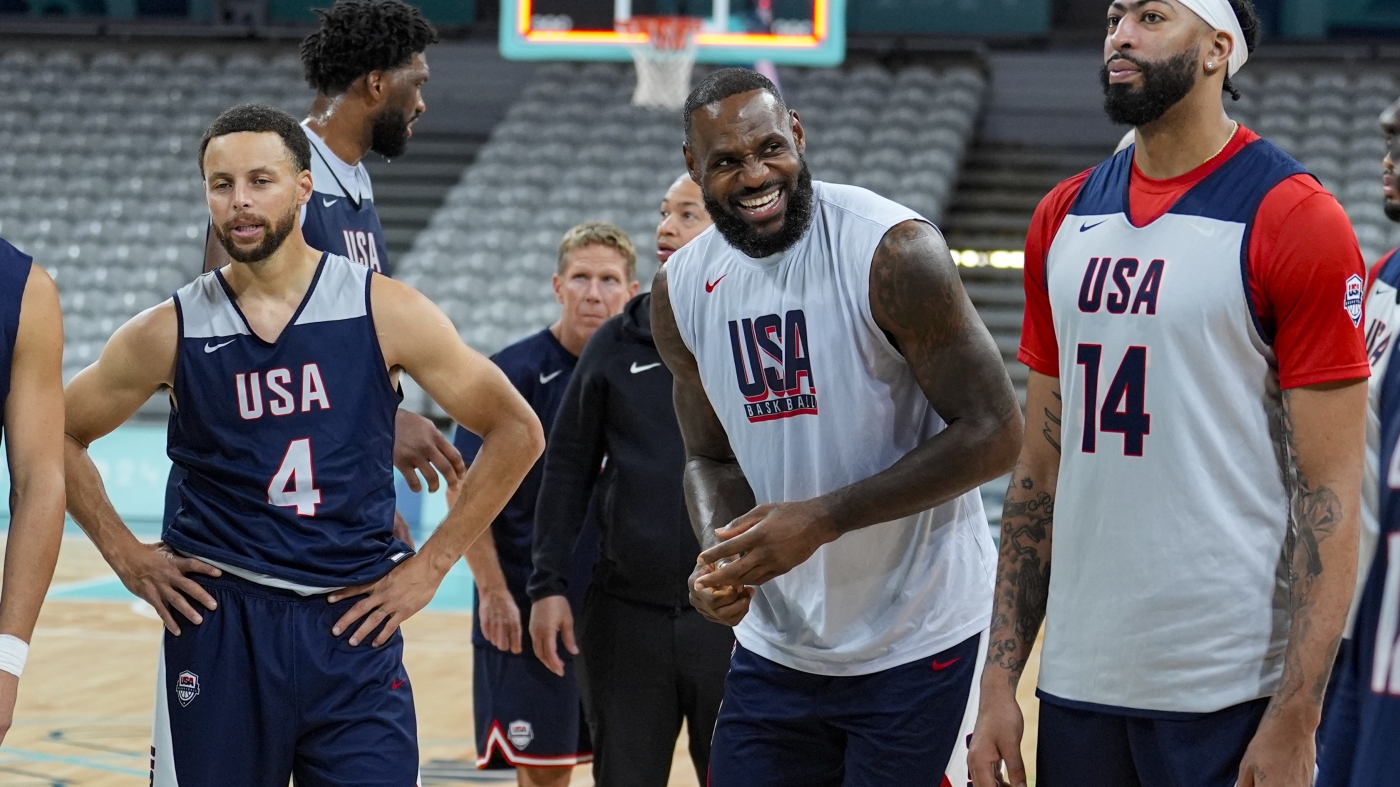 Team USA men's bball prepares for Paris Olympics as global competition grows : NPR