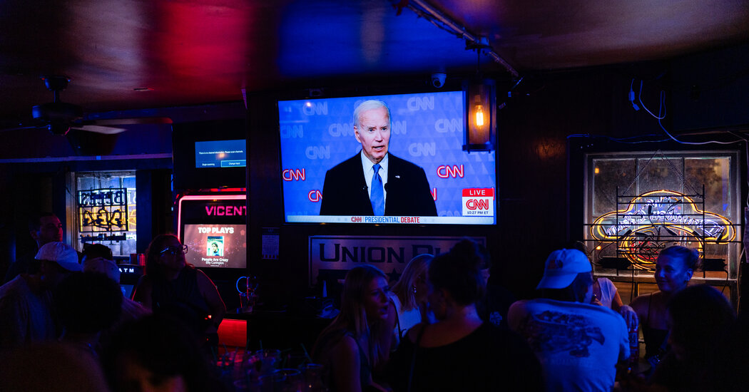 How Biden’s Stumbles Collided With a Right-Wing Conspiracy Theory