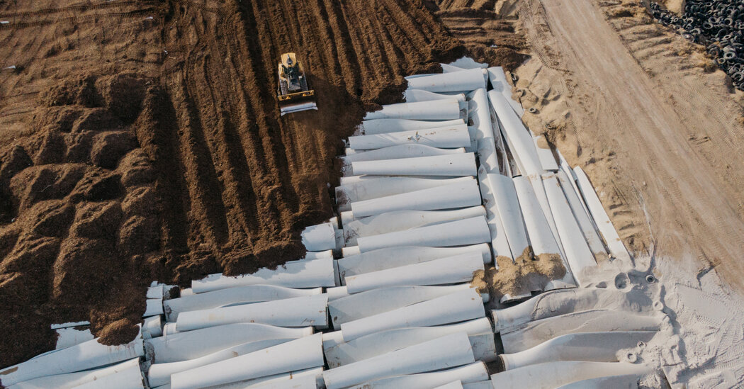 Turbine Blades Have Piled Up in Landfills. A Solution May Be Coming.