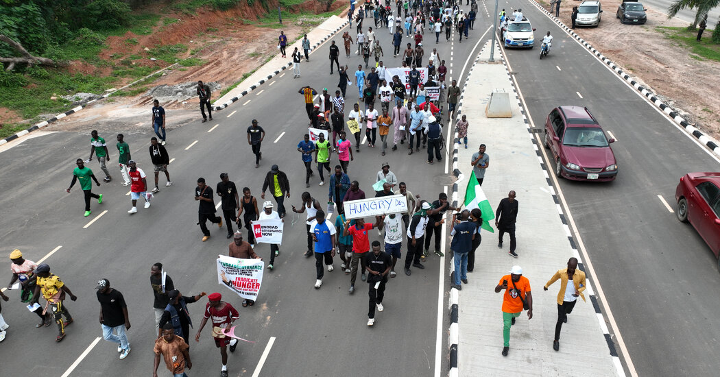 Nationwide Protests Over Hunger Rock Nigeria