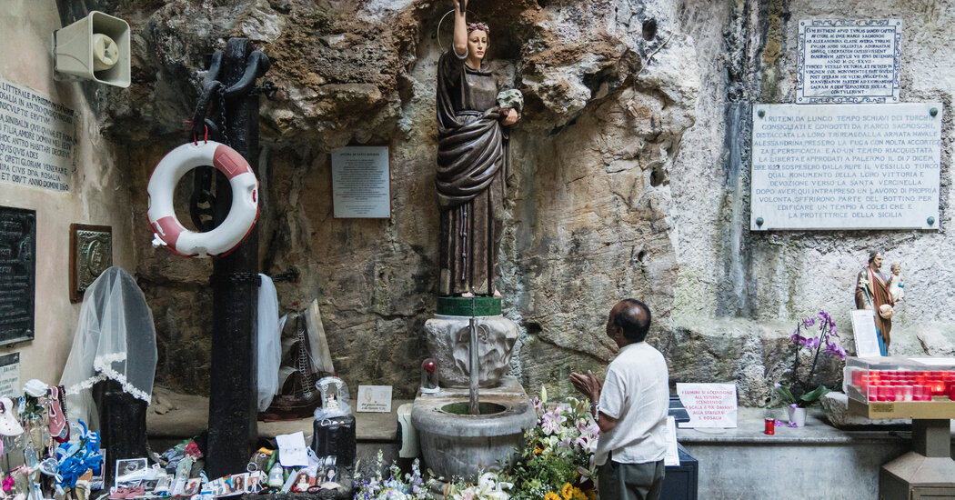 In Palermo, a Catholic Saint Joins the Hindu Pantheon