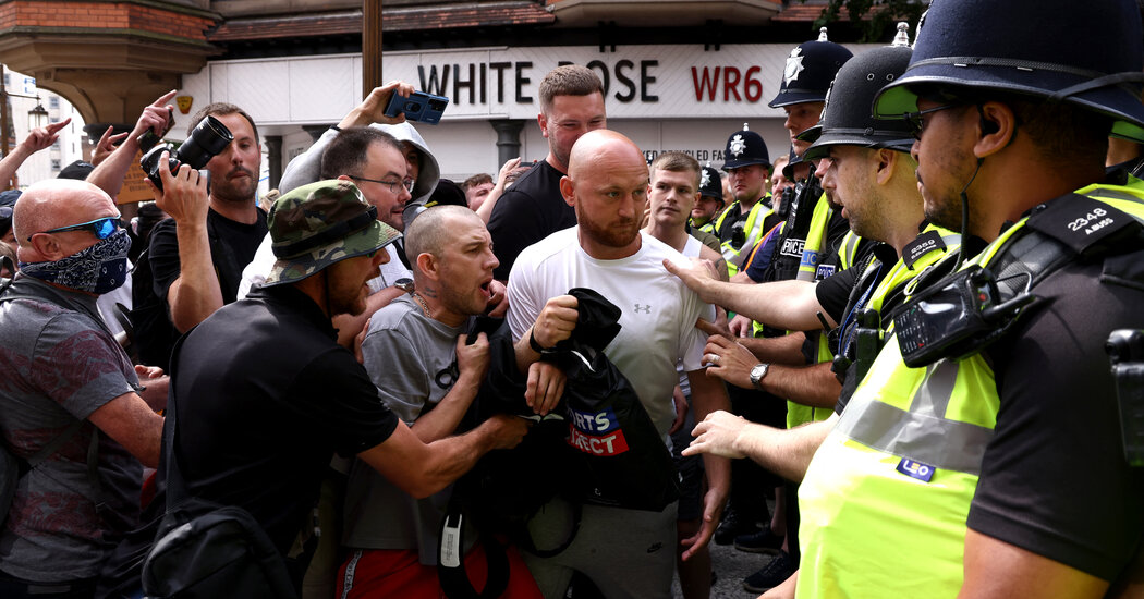 Violent Protests Grip English Cities in Wake of Knife Attack at Dance Class