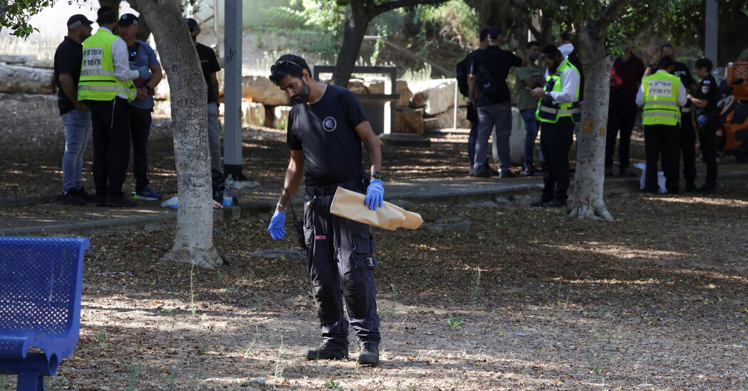 Two are dead after a stabbing attack near Tel Aviv.