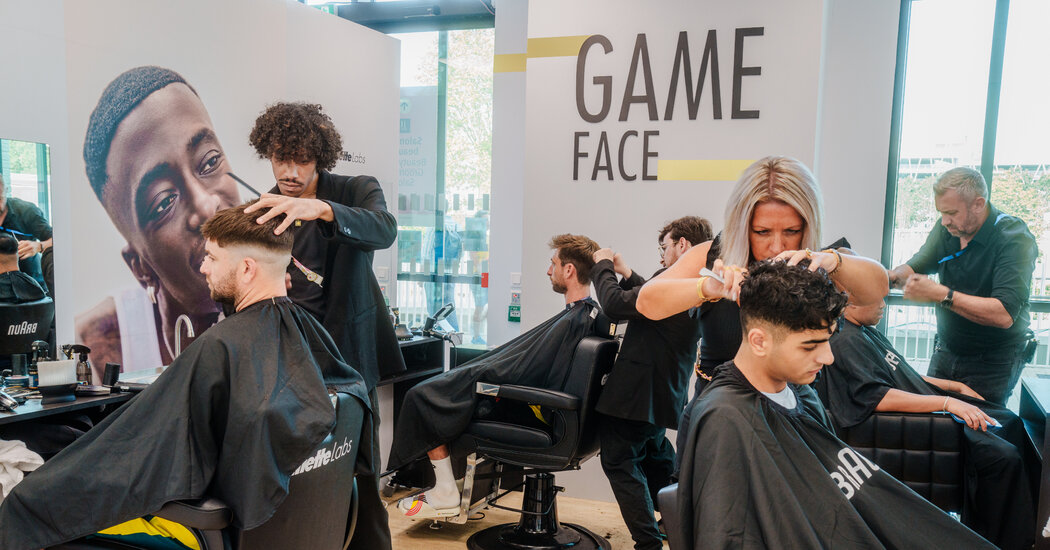 Free Haircuts and Manicures for Athletes at the Olympic Village Salon