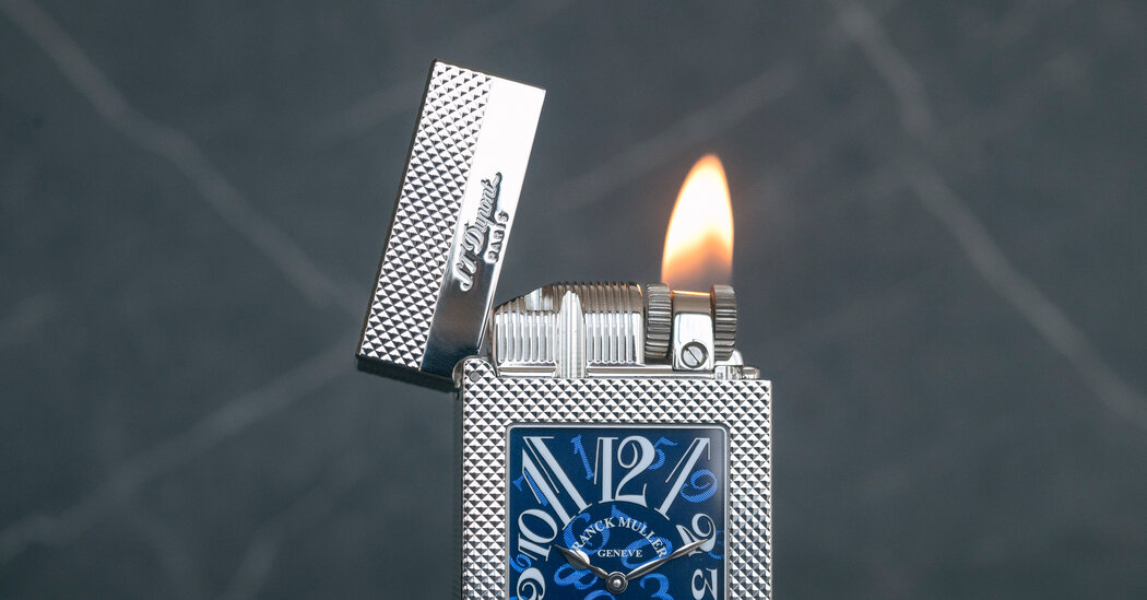 Franck Muller and S.T. Dupont Make a Lighter With a Watch