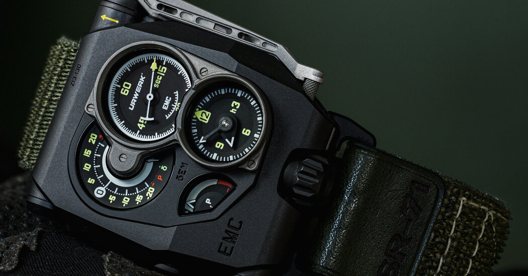 The Swiss Brand Urwerk Added Metal From a Plane to Its Watch