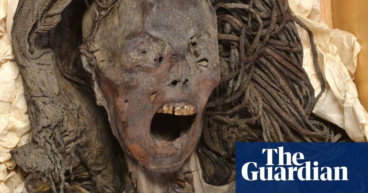 Egyptian mummy with screaming expression ‘may have died in agony’, say researchers | Egyptology