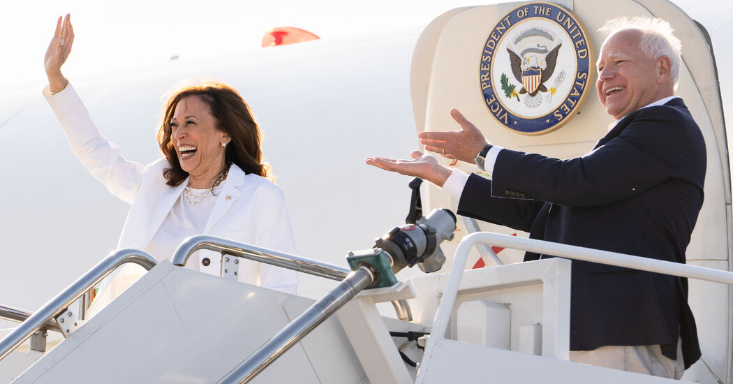 Kamala Harris and Tim Walz Are the Same Age. People Are Paying More Attention to How He Looks