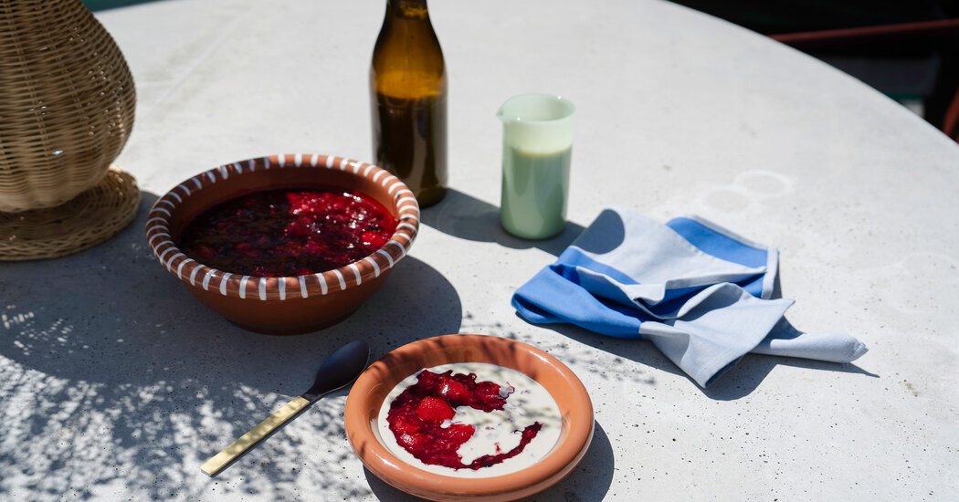 A Recipe for Rødgrød Med Fløde, a Danish Berry Pudding That Tastes Like Summertime