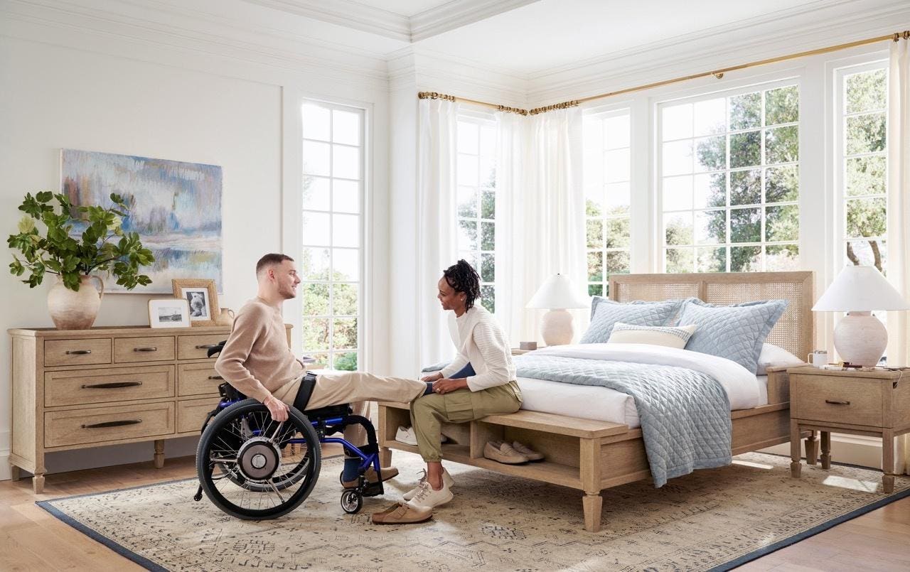 Michael Graves Design Debuts Gorgeous Accessible, ADA-Compliant Furniture For Pottery Barn