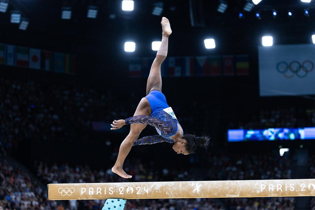 Simone Biles Shakes Off Calf Injury To Win All-Around Gold At Olympics