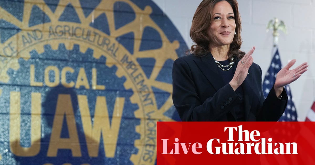 Kamala Harris gains strength in polls as she prepares for debate with Trump – US politics live | US elections 2024