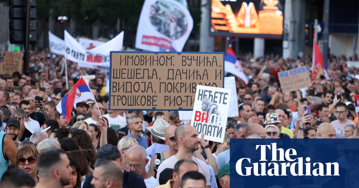 Thousands of Serbians protest in Belgrade against lithium mine | Serbia