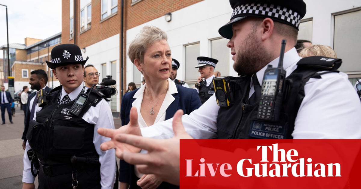 Home secretary calls out ‘shameful behaviour’ of politicians seeking to undermine police – UK politics live | Politics